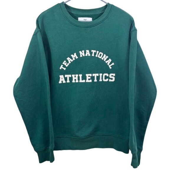 TNA Aritzia Green Team National Athletics Sweatshirt - Size Small - Picture 1 of 9